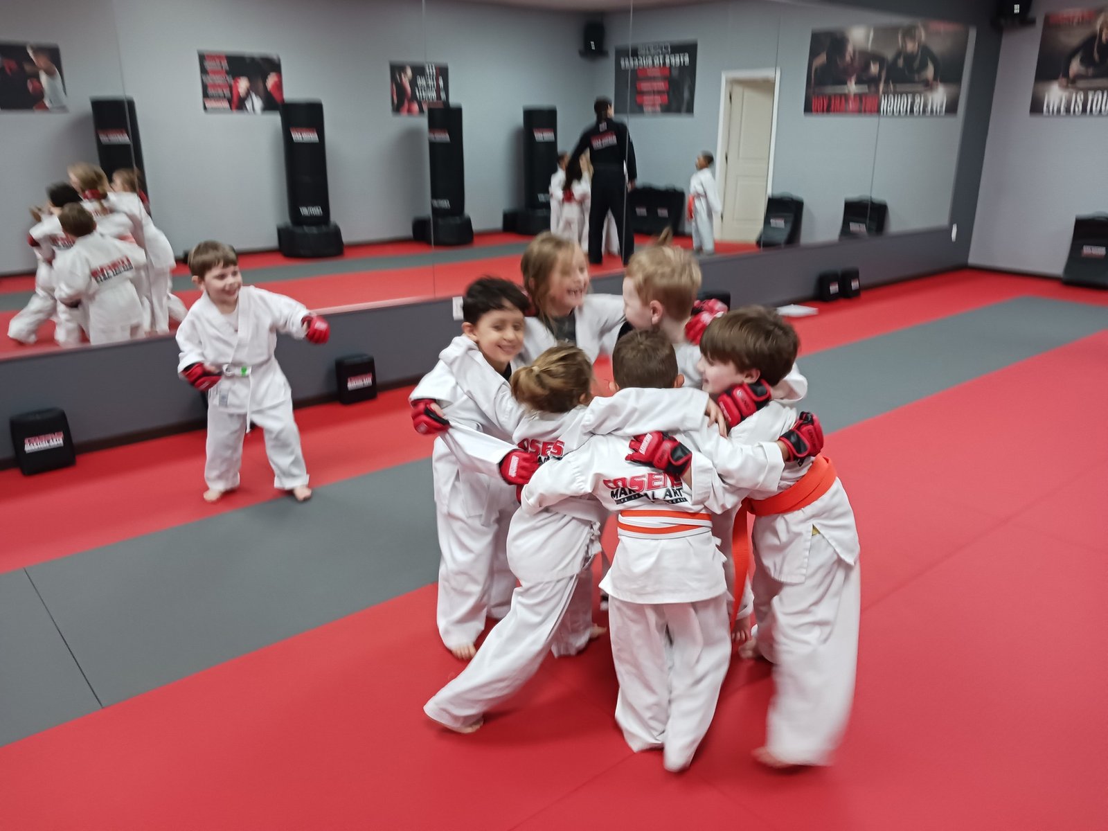 Beginner youth martial arts lesson at Cosens Martial Arts Lapeer