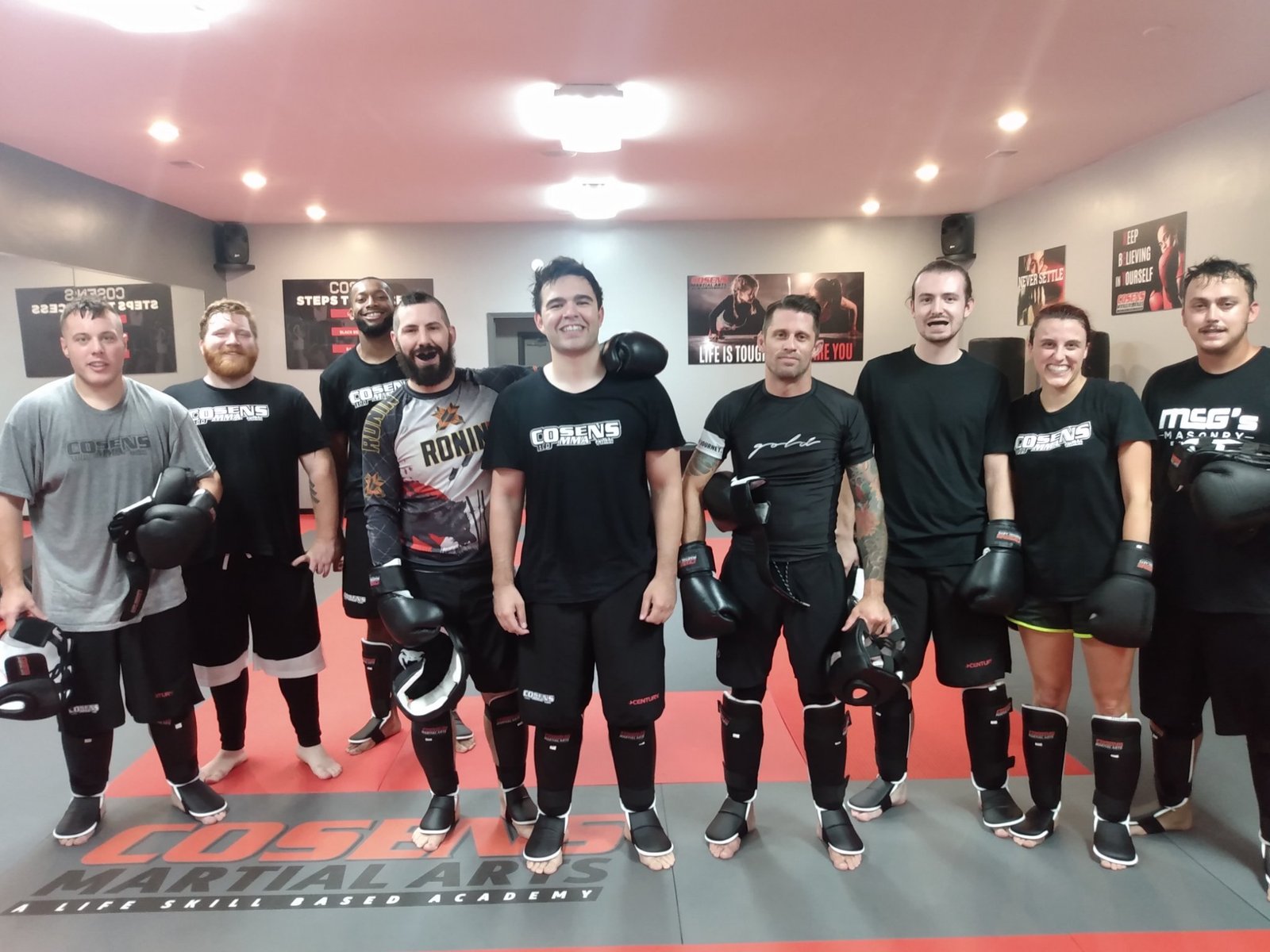 Adults training at Cosens